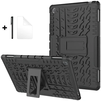 

Case for Huawei MediaPad M5 Lite 10 10.1 BAH2-W19/L09/W09 Kids Friendly Shockproof Cover Heavy Duty Hybrid Kickstand Tablet Case