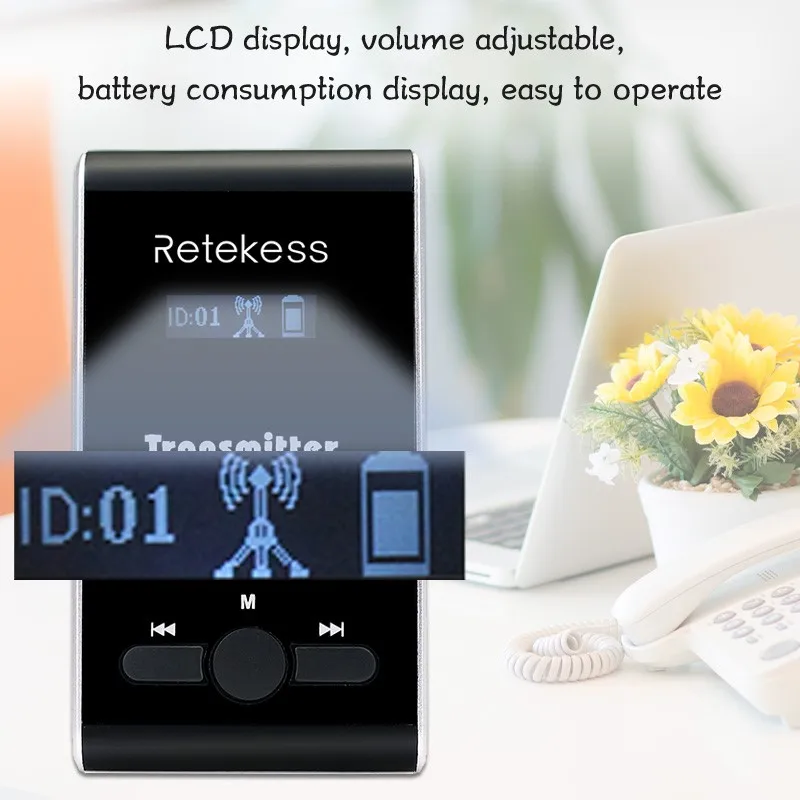 Передатчик туристического гида RETEKESS T130 для беспроводной системы система