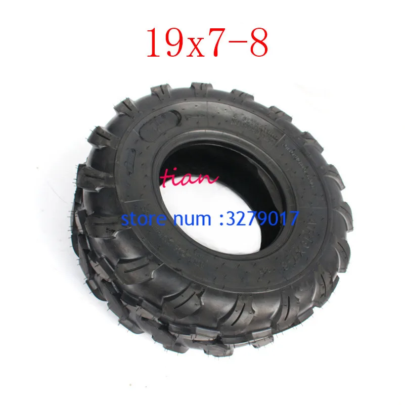 2 шт. картинг детская коляска ATV UTV 19x7-8 дюймов бескамерные шины 19*7-8 резиновые шины