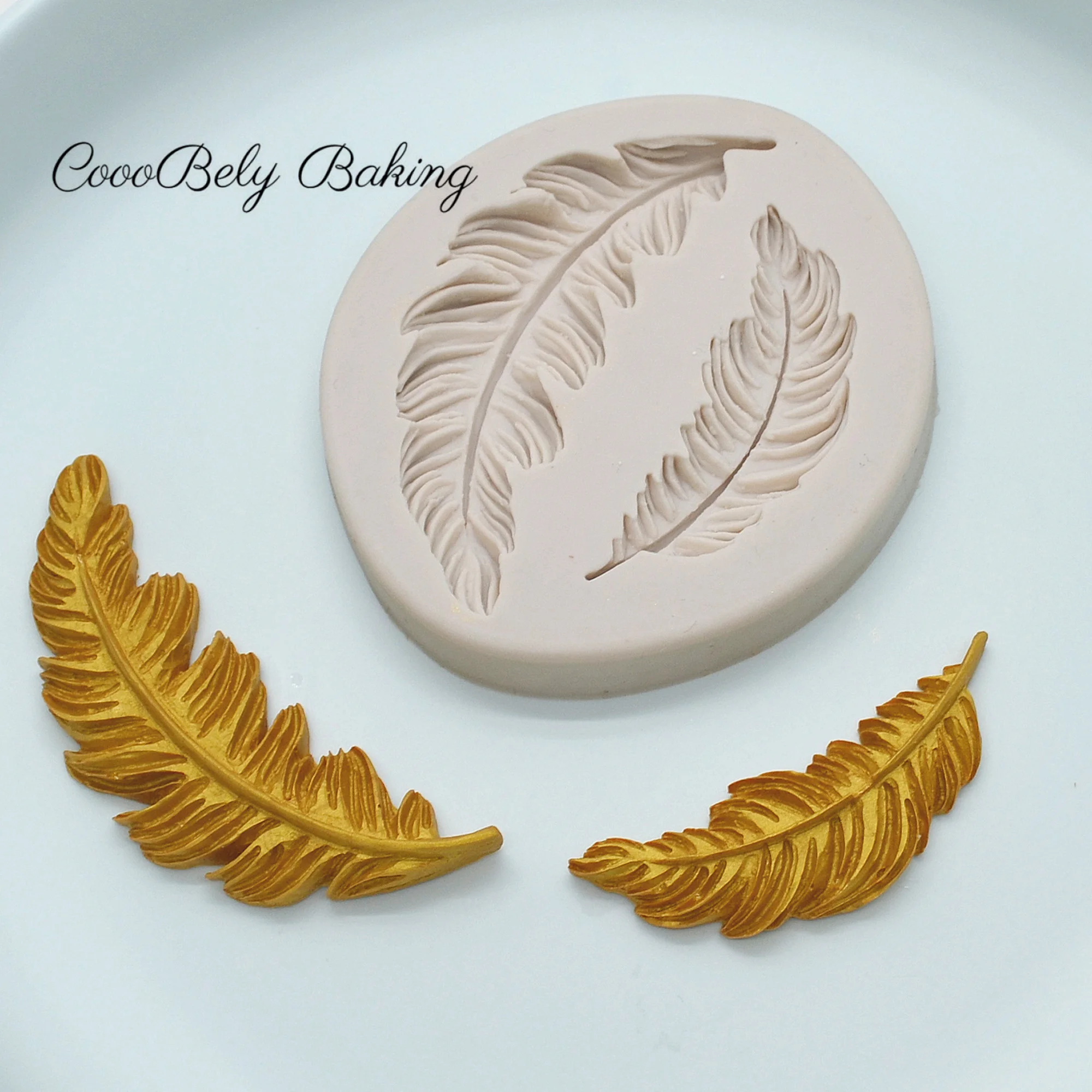 

Силиконовые формы для помадки в форме пера