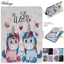 Wekays For Samsung Tab S5e 10.5 inch Cartoon Smart Leather Fundas Case For Samsung Galaxy Tab S5e 10.5 inch T720 T725 Cover Case