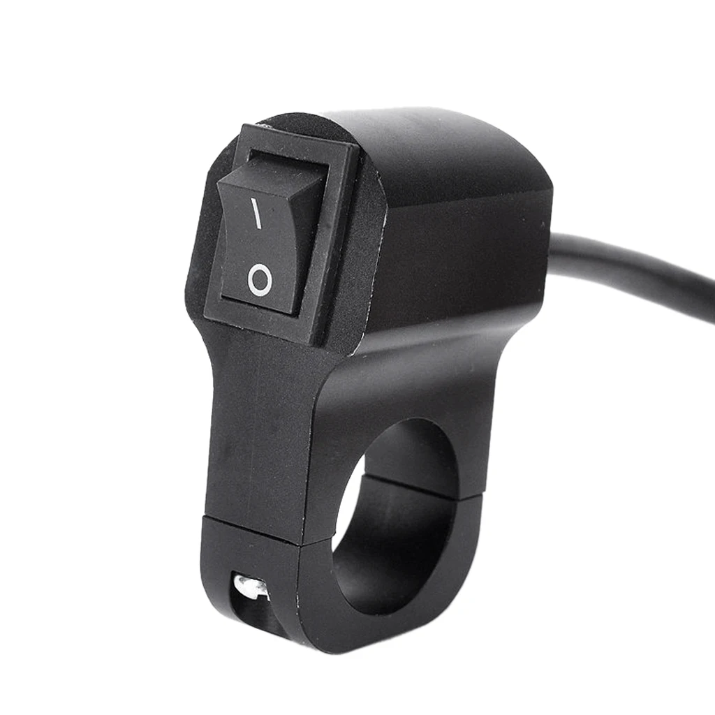 Universal 22mm Motorcycle ATV Bike Spot Lamp Headlight On Off Horn Switch