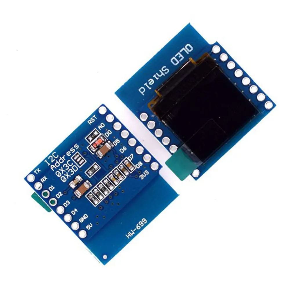 HW-699 0,66 дюймовый OLED дисплей модуль для D1 Мини ESP32 модуль Arduino AVR STM32 64x48 ЖК-экран IIC IEC OLED