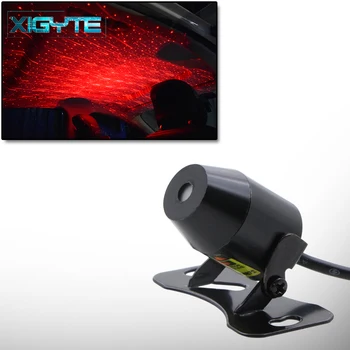 

Light Projector Car Decoration Light USB LED Starry Sky Star DJ RGB Laser Projector Music Sound Remote Control Auto Car Styling