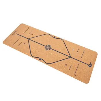

183X65cm Natural Cork TPE Yoga Mat 6mm Sports Fitness Gym Exercise Mat Pilates Training Pads Non-slip Absorb Sweat Odorless Mat