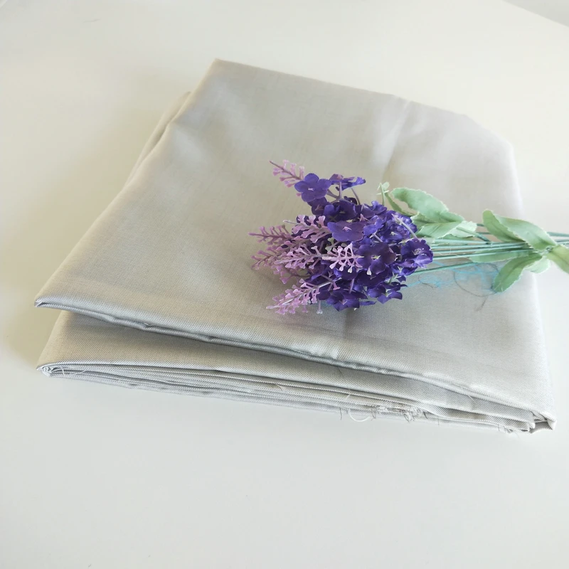 Tissu antistatique anti-radiation fibre argent 54% - Lot 1 mètre