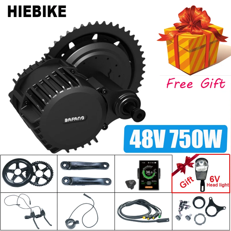 

Bafang Motor Kit BBS02 48V 750W Electric Bicycle Mid Drive Engine BBS02B Ebike Conversion Kit 8FUN Electric Bike Powerful Motor