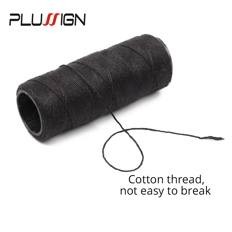 Plussign Curved Needle For Wig Dreadlock Needle Weaving Thread 50 Meters Home Use Diy Wig Making Tools Sewing