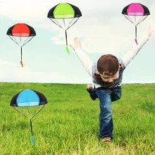 Забавный ручной бросок красочный парашют Игрушка Солдат Спорт на открытом воздухе детские развивающие игрушки