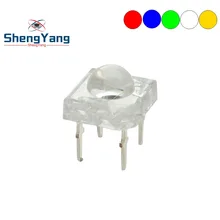 10 шт 5 мм F5 Piranha светодиодный белый красный оранжевый янтарный прозрачный 5 мм светодиодный Диод светильник-излучающие-диоды для подавления переходных скачков напряжения 4-контактный Piranha светодиодный Diodos Яркость