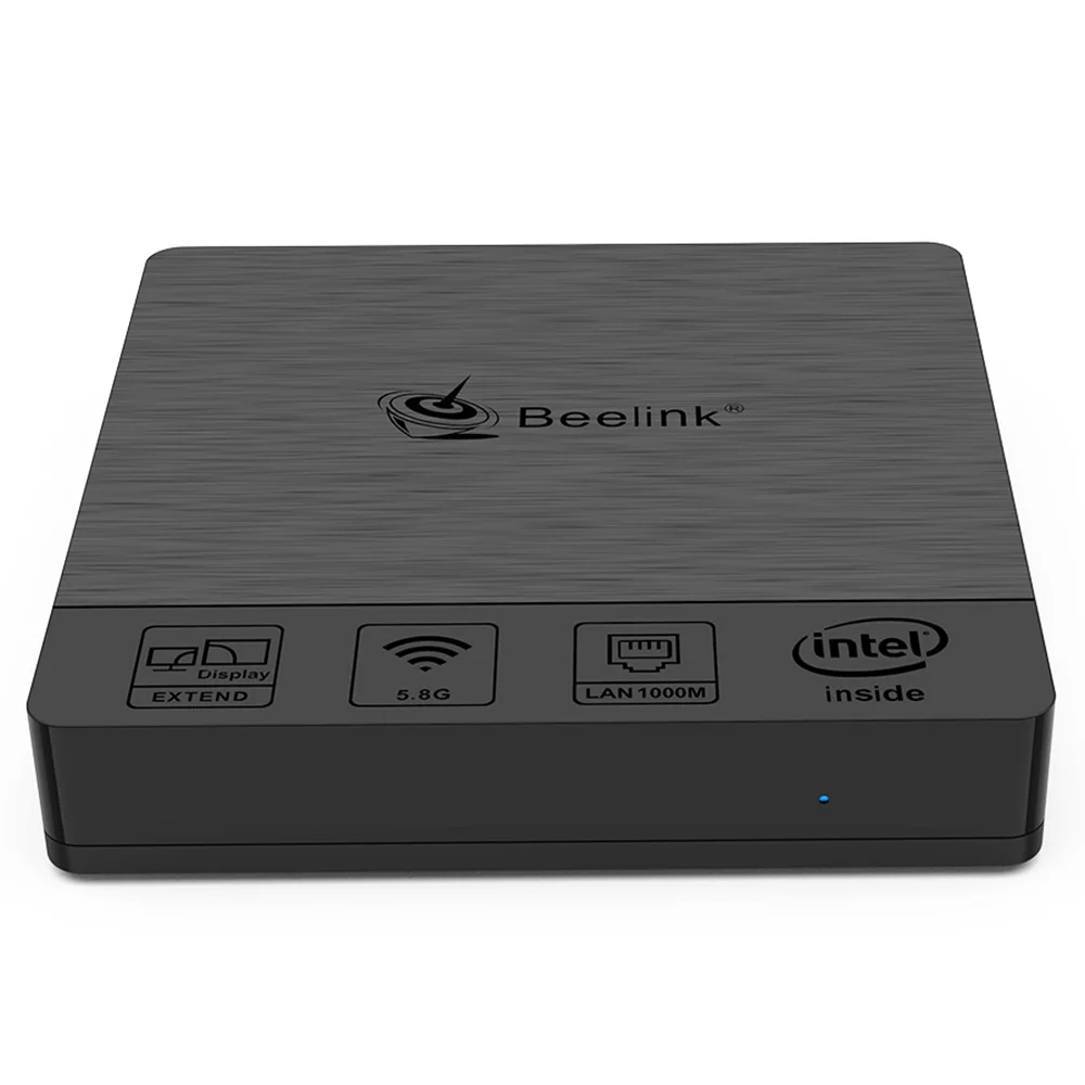 Beelink BT4 Мини ПК настольный компьютер с HD графикой 600 4 ГБ ОЗУ+ 64 Гб EMMC 2,4 ГГц+ 5,8 ггц WiFi 1000 Мбит/с 4 X USB3.0 BT4.0 ТВ коробка