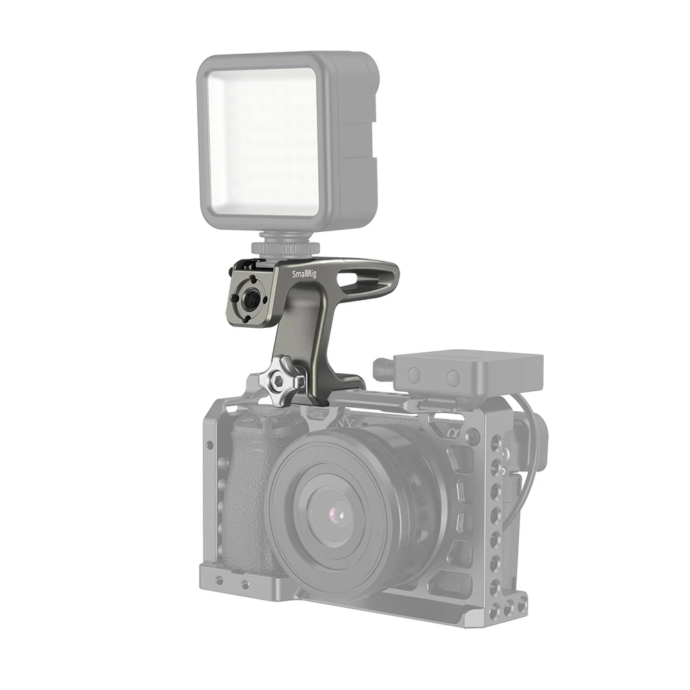 SmallRig Mini Top Handle With Cold shoe mount & ARRI hole for mirrorless/digital cameras/other small cameras (NATO Clamp) - 2758