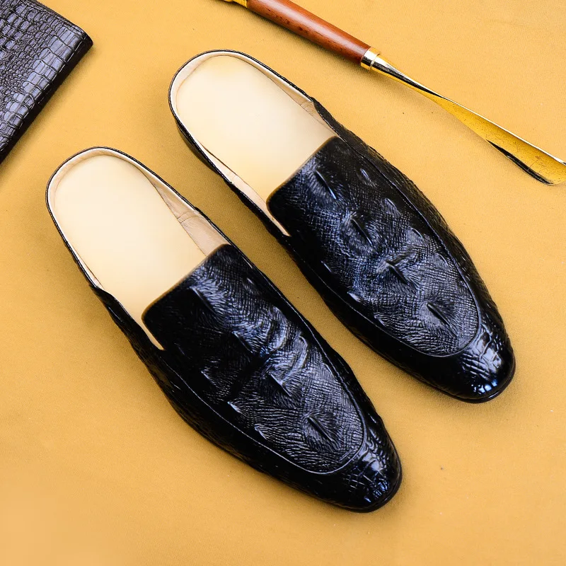 

MEN'S Slippers Outdoor MEN'S SHOES Summer Trend Closed-toe Semi-Slipper MEN'S Sandals Slippers Men