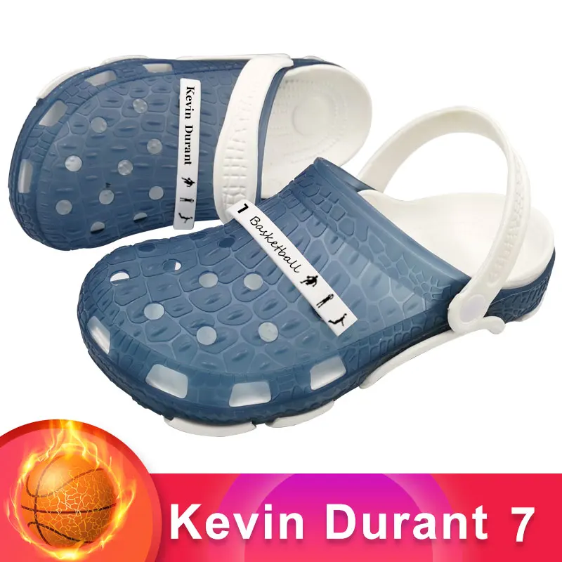 

Fashion Kevin Durant 7 Men sandals Clog PVC Soft Kapcie Casual Mmassage Shoes Buty Sandalias Croks Sandales Homme Erkek Ayakkabi