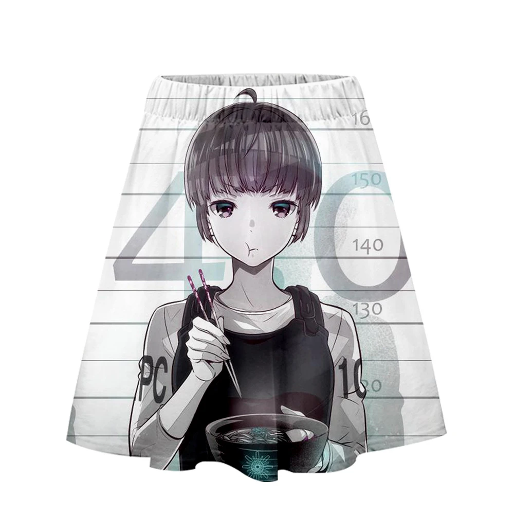 Psycho-Pass юбка с объемным узором Харадзюку лето мультфильм Высокая талия юбка Kawaii эксклюзивная Популярная Женская 3D короткая юбка XS-2XL