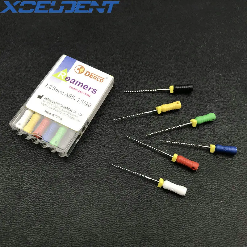 60pcs Dental R Files Root Canal Endo Files Dental Hand Files Stainless