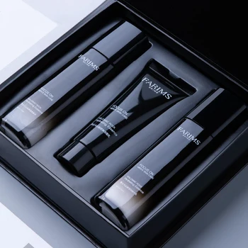 

Men Skin Care Sets Facial Cleanser Toner Moisturizer Volcanic Rock Deep Cleansing Face Care Box Skincare Face Gift Set For Man