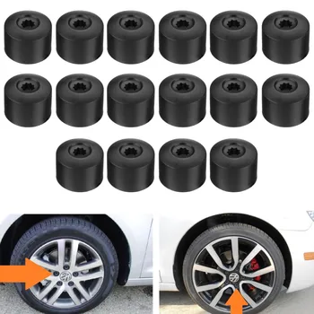 

2/4/16/20PCS Black Wheel Nut Bolt Tire Screw Cover Cap For VW For Passat For Golf For Polo For Tiguan For Jetta