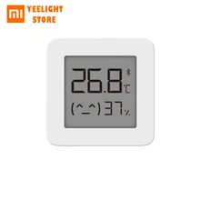 [Новейшая версия] MI Mijia Bluetooth термометр 2 беспроводной умный электрический цифровой гигрометр термометр работает с приложением Mihome