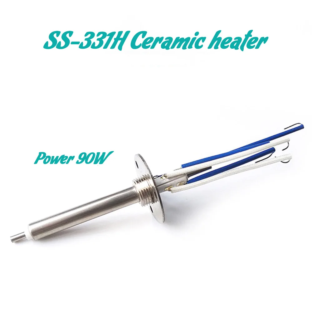 Ceramic heater Pro'sKit аксессуары для SS-331H электрическая станция для распайки оловянного пистолета всасывающий оловянный насос фильтр труба сопло нагреватель игла коврик пружина - Цвет: Ceramic heater