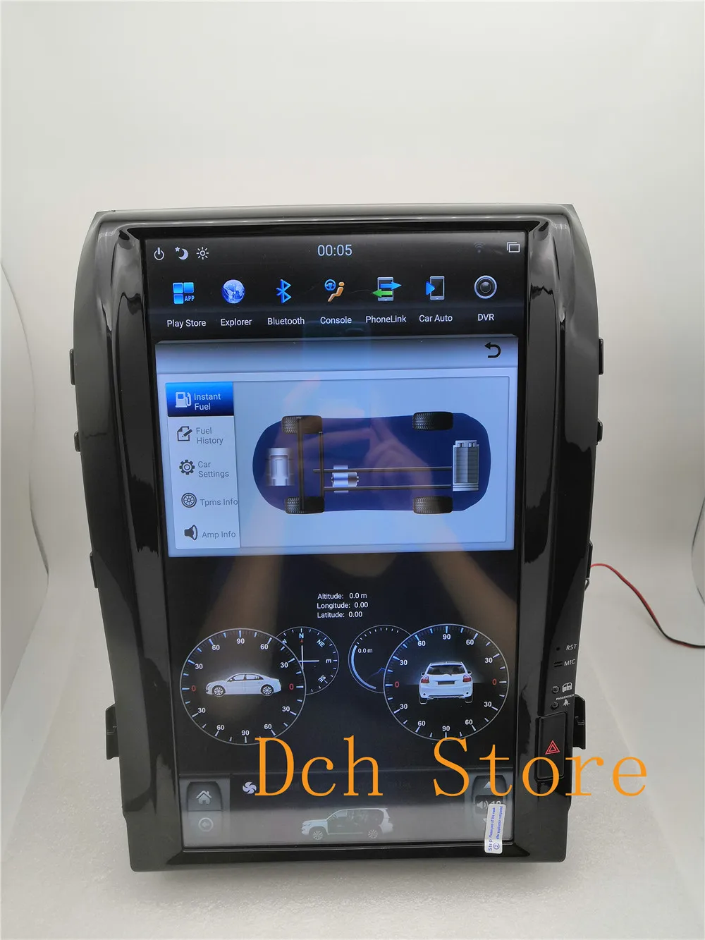 Sale 16 inch tesla style Android 8.1 Car DVD player GPS Navi For Toyota Land Cruiser landcruiser LC200 2007-2015 VXR GXR px6 CARPLAY 22