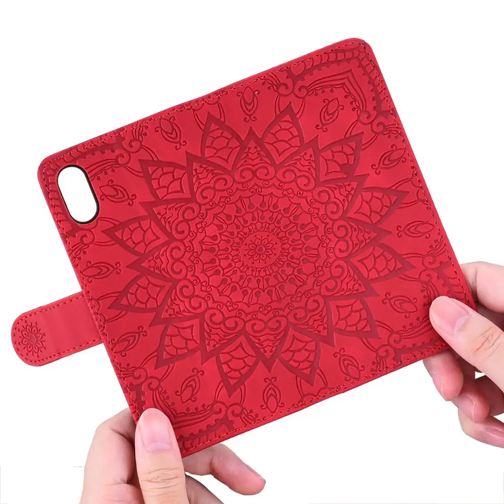 3D цветок кожаный чехол для Samsung S20 10 рlus Lite S9 8 Plus портмоне с откидной крышкой Coque Galaxy