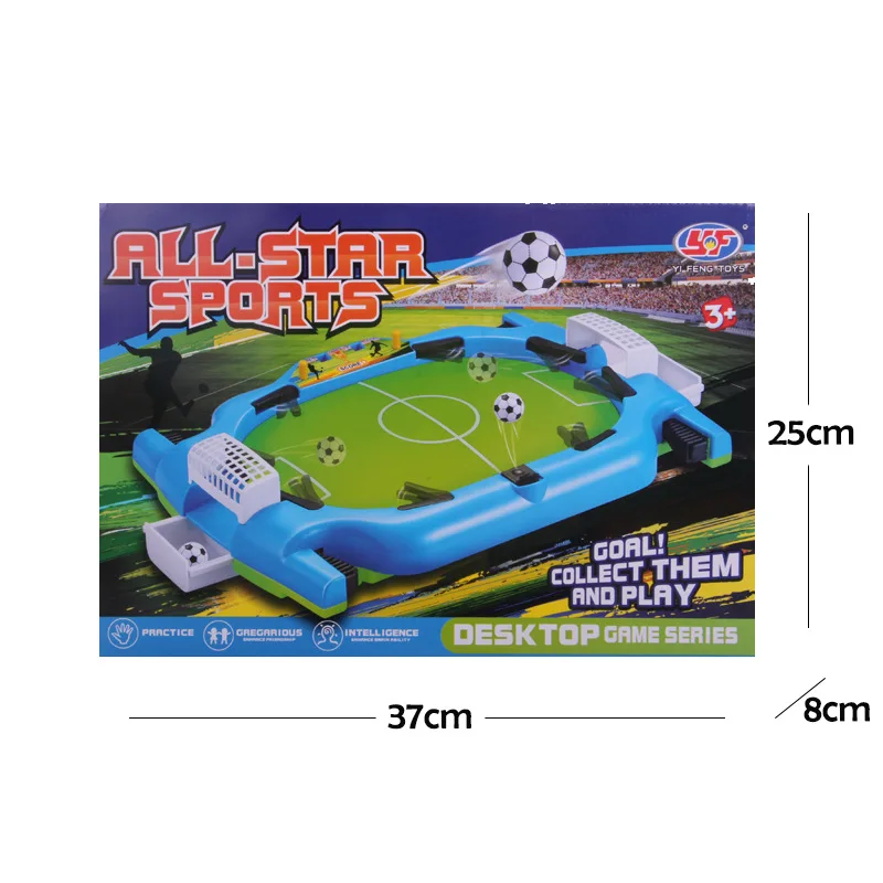 

Hot Selling Tabletop Game Doubles Desktop Football on Platform Interactive Mini Football Children'S Educational Toy
