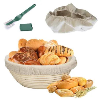 

Bread Proving Baskets Fermentation Rattan Proofing Basket Baking Bowl Country Baguette Dough Banneton Brotform Bakery Tools