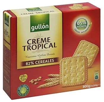 

Gullón Creme Tropical Kekse 800 gr. - [Pack 3]