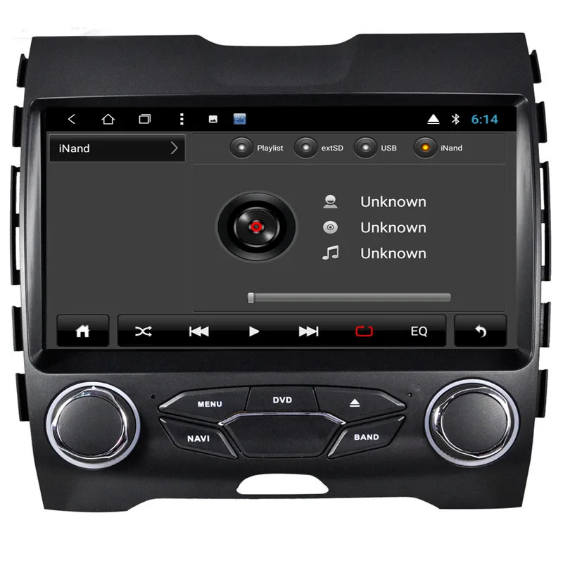 NaviTopia 9 дюймов Восьмиядерный 8 Core ram 2G rom 32G Android 8,1 автомобильный DVD для Ford Edge-с wifi/карты радио gps