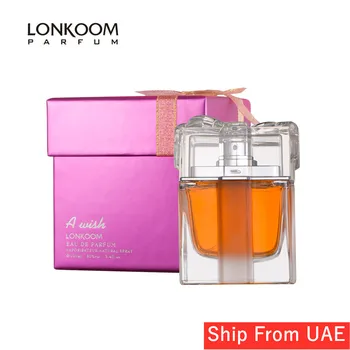 

LONKOOM Perfume for Women Floral-fruity Fragrance Women 100ml A Wish Pink Long Lasting Scent Spray Fragrant Free Shipping