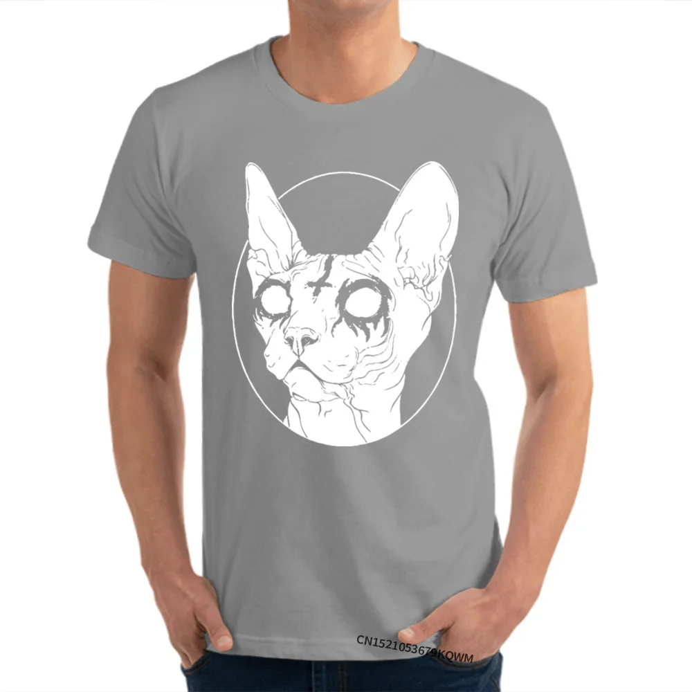 Топы И Футболки с короткими рукавами Sphynx Catan in White CrazyCustom на лето и осень топы