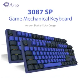 Оригинальный AKKO 3108SP клавиатура с подсветкой боковой надписи Вишневый выключатель MX 108 клавишей USB проводной компьютерный геймер