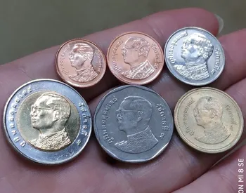 

6 Pcs Set OF Thailand ,100% Real Genuine Comemorative Coin,Original Collection