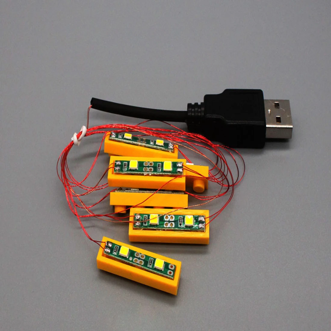 6 струнный 1X4 USB набор со светодиодной подсветкой для самостоятельного