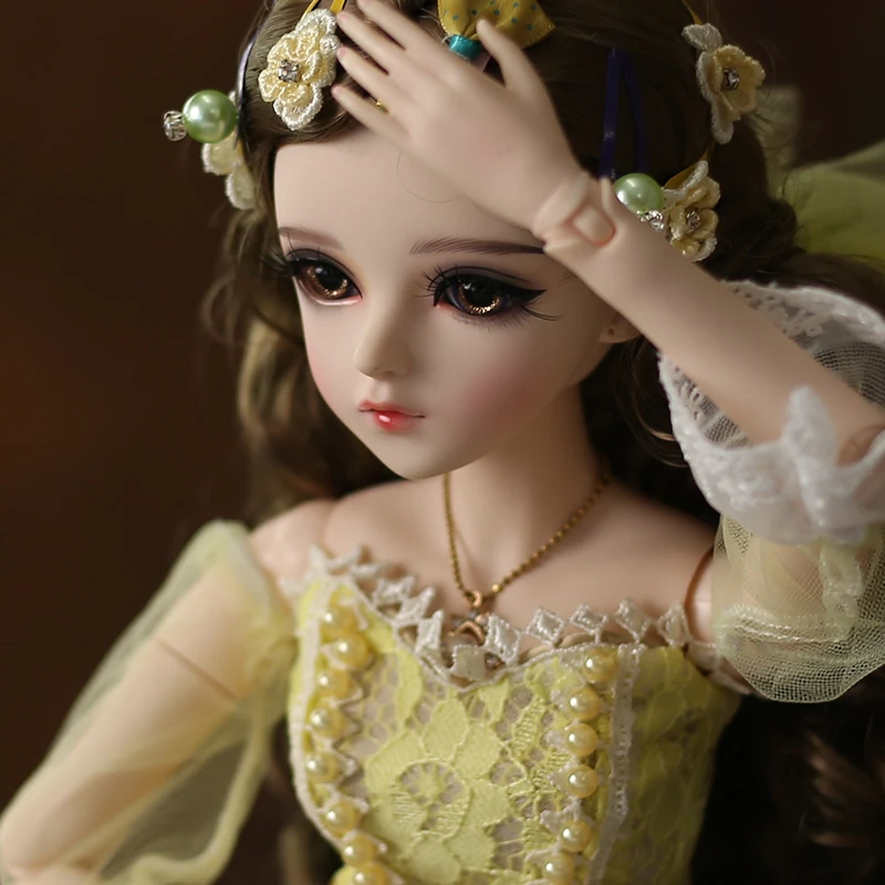 UCanaan 1/3 BJD Doll 18 Ball Jonited Dolls With Upgraded Makeup Full Outfits Princess Dress Girls Toys Gifts For Children 7
