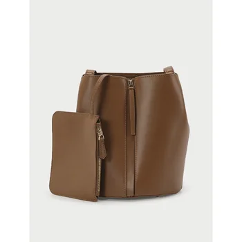

Large Capacity Bucket Bag Wide Shoulder Strap Oblique Sidecar Bag Fashion Shoulder Bag Purses and Handbags
