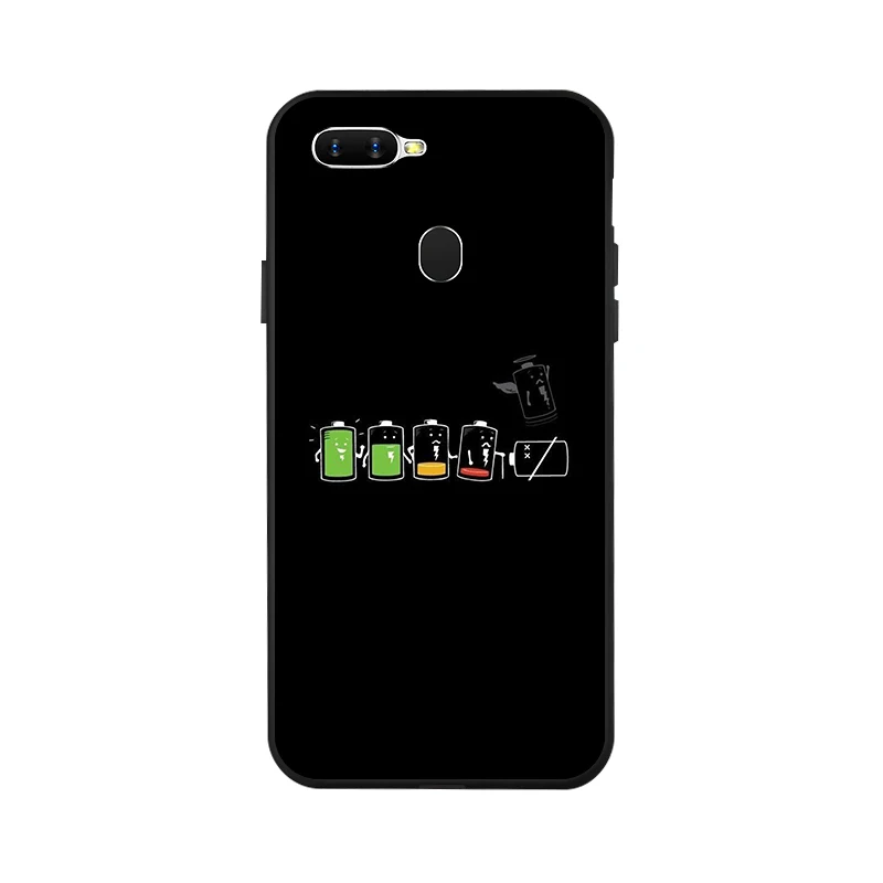 Чехол для Oppo A7 AX7, мягкий чехол с рисунком, чехол для телефона OPPO A5S A7 A 7 ax7 a x7, чехол s OPPOA7 CPH1901, чехлы - Цвет: X008