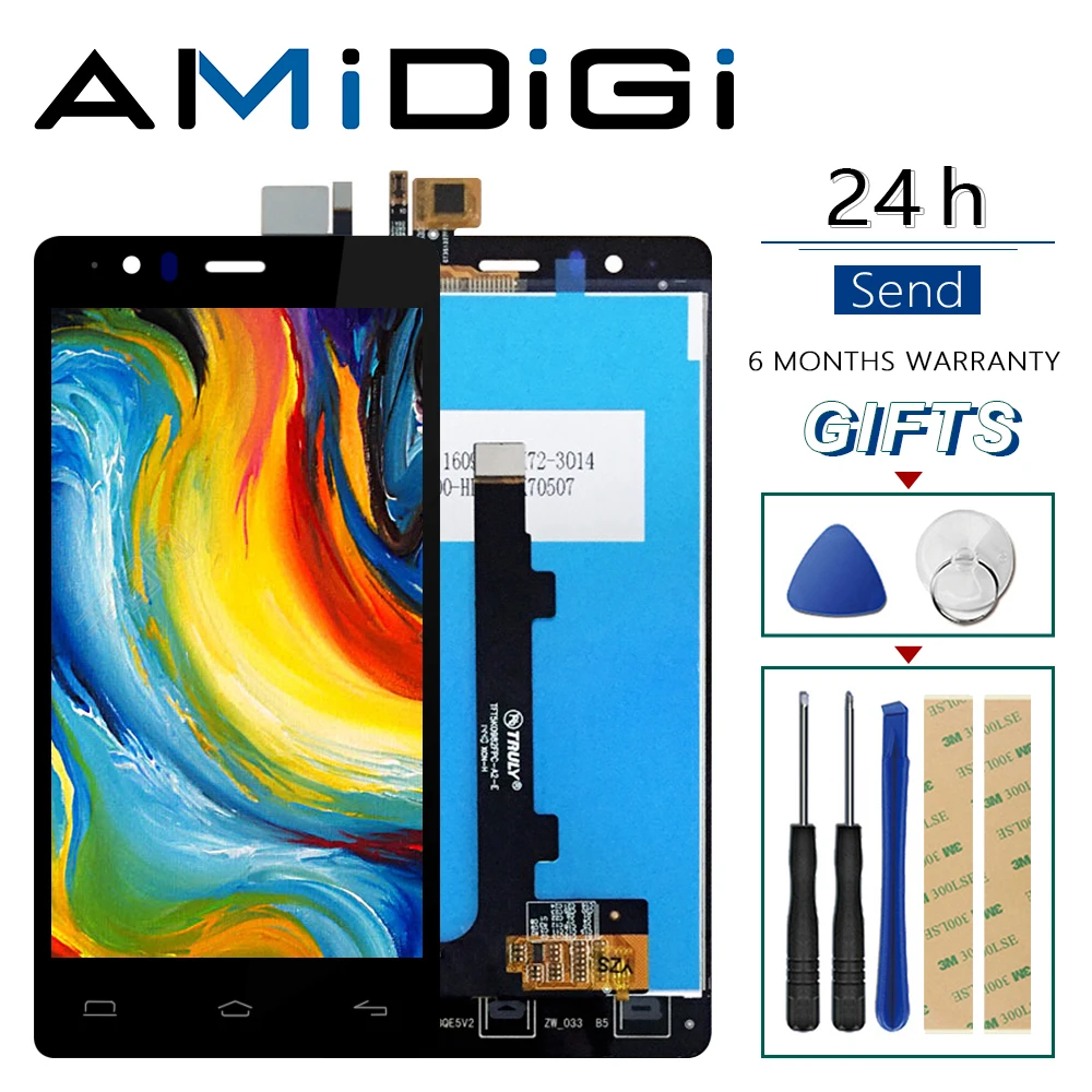 ЖК дисплей с сенсорным экраном и дигитайзером для BQ Aquaris E5 4G 0982 дюйма + Бесплатные