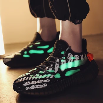 

High Quality Casual Shoes Designer Breathable for Men Big Size coconut water drop reflective shoes trendy shoes sneakers