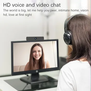

Full HD 1920 *1080 Web Cam Desktop PC Video Calling Computer Webcam Camera with Microphone Mic ynamic Resolution#35