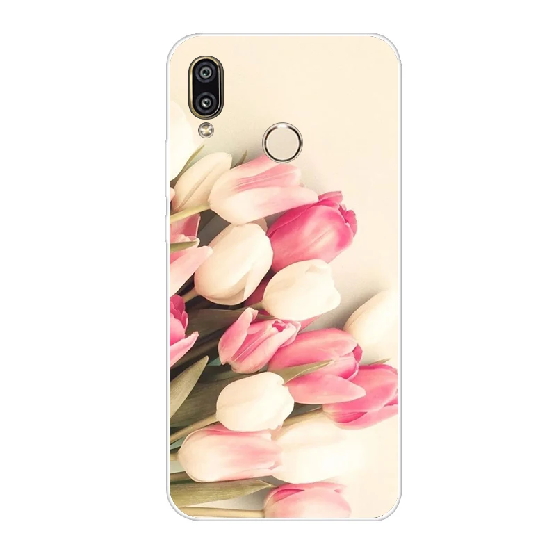 Мягкий чехол для телефона из ТПУ для huawei P20 Lite, разноцветный окрашенный чехол для huawei P20 Lite Capa Funda P20Lite 5,84" - Цвет: Шоколад