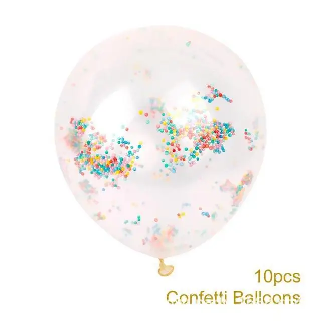 12-дюймовый прозрачный золотые блестки воздушный шар "Конфетти" для отдыха и вечеринок Бумага лист воздушных шаров свадьбные декоративный шар
