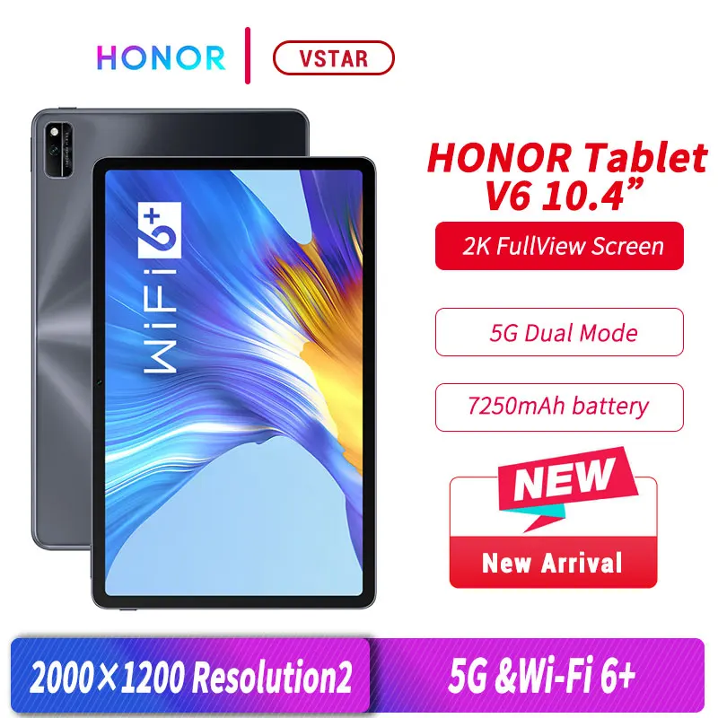 Оригинальный планшетный ПК HUAWEI Honor Mediapad V6 с экраном 10 4 дюйма 2K Восьмиядерный