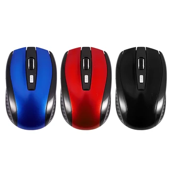 

2.4GHz Wireless Optical Mouse Mice & USB Receiver for PC Laptop Computer Red