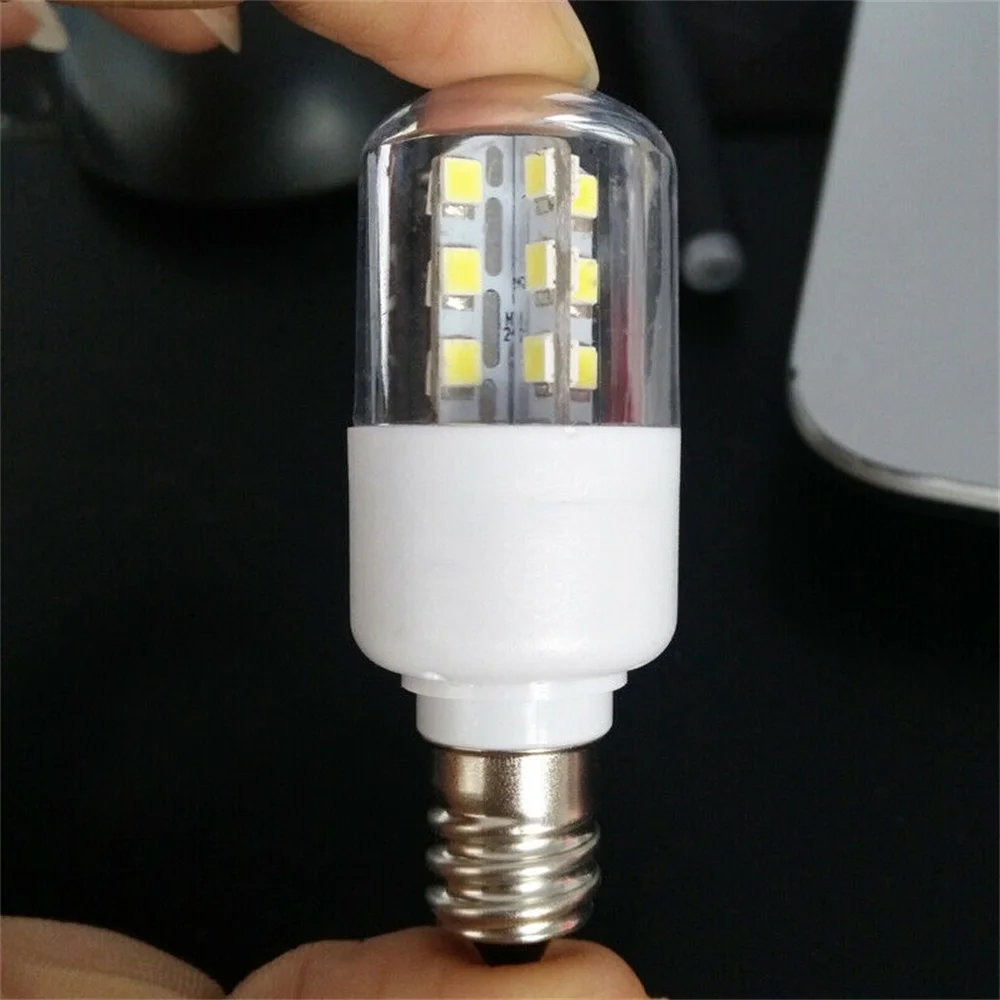 E14 E12 3W LED 전자 레인지 전구 크리스탈 램프 SMD2835 냉동고 차가운 따뜻한 흰색 AC 110V 220V 램프 홈 조명