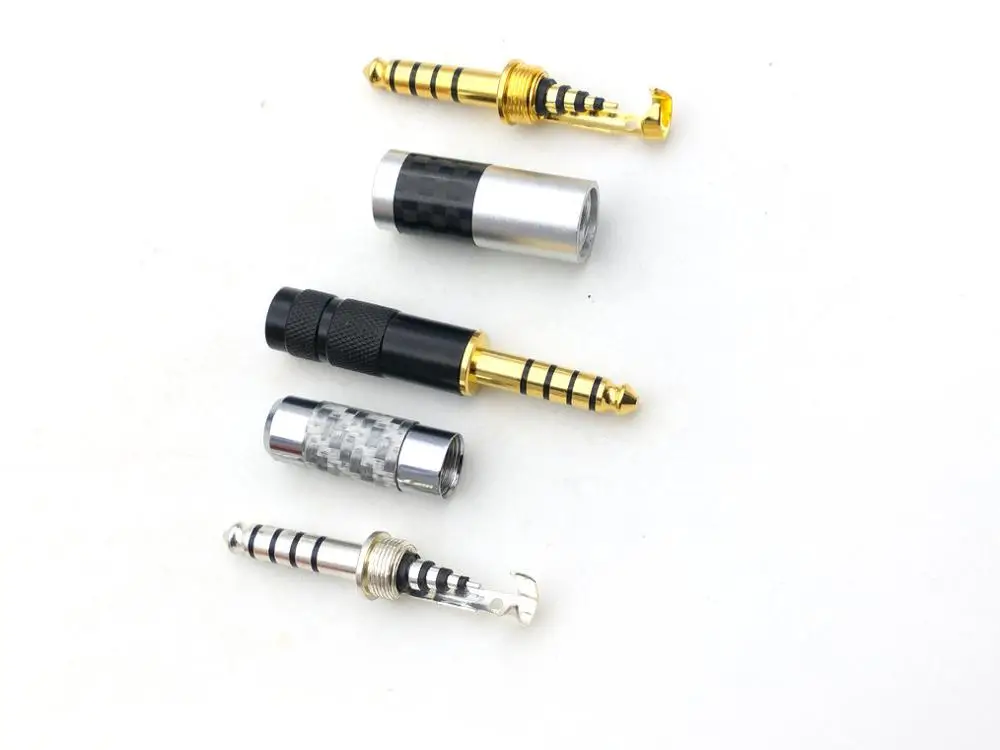 20pcs 4 4mm 5Pole plug Headphone Earphone DIY Plug for Sony PHA 2A TA ZH1ES NW WM1Z NW WM1A adapter