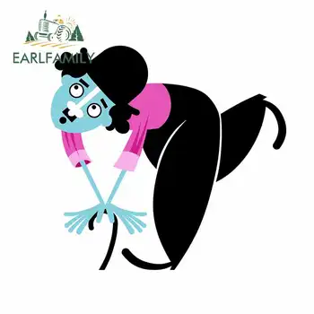 

EARLFAMILY 13cm X 12.4cm for Charlie Chaplin Car Truck Decal Personality Creative Stickers Occlusion Scratch Waterproof Decal