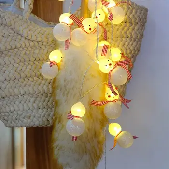 

10/20 Snowman Decorative String Light LED 1.5m 3m Christmas New Year Decor