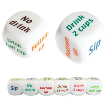 

Funny Drink Drinking Sip Dice Roll Decider Die Game Party Bar Club Pub Gift Toy
